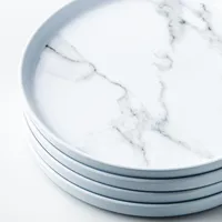 KSP Enzo Melamine Side Plate (Marble White)