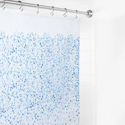 Splash Polyester 'Prairie' Shower Curtain (Indigo)