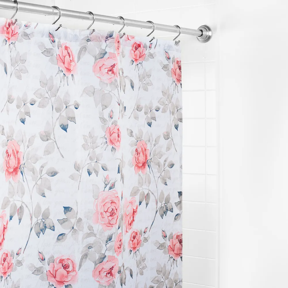 Splash Polyester 'Romance' Shower Curtain (Pink)