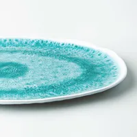 KSP Laguna Melamine Oval Platter (Aqua)