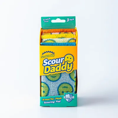 Scrub Daddy 'Scour Daddy' Armortec Mesh Scouring Pad - Set of 3