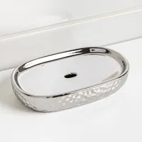 Moda At Home Asta Ceramic Soap Dish (Chrome)