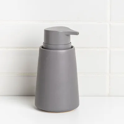 Moda At Home Anitra Ceramic Soap Pump (Dark Grey)