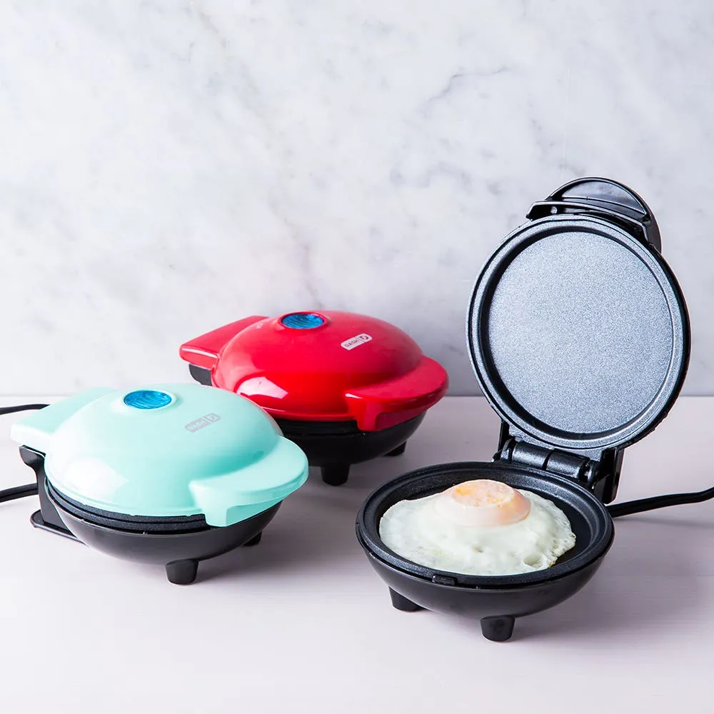 Dash Mini Round Griddle (Aqua)