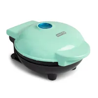 Dash Mini Round Waffle Maker (Aqua)