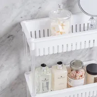 KSP Slidestor '3-Tier' Rolling Storage Rack (White) 45 x 21 x 80 cm
