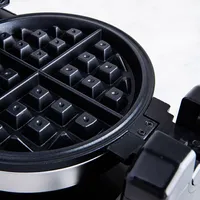 Salton Rotating Waffle Maker (Black/Stainless Steel)