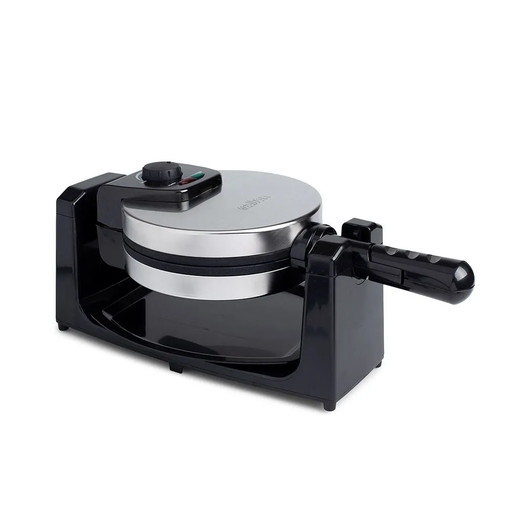 Salton Rotating Waffle Maker (Black/Stainless Steel)