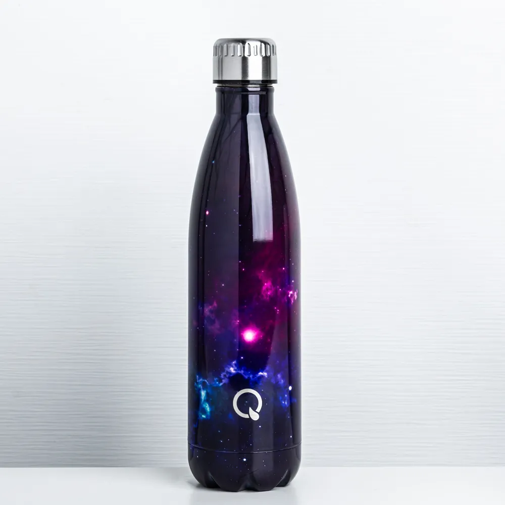 KSP Quench 'Galaxy' 750ml Double-Wall Water Bottle (Multi Colour)