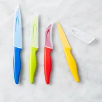 Starfrit Paring Knife with Sheath - Set of 4 (Multi Colour)