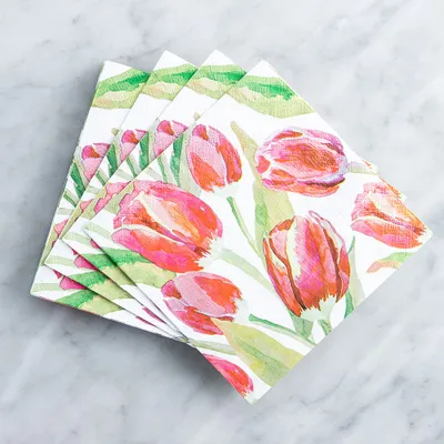 Harman 3-Ply 'Tulip' Paper Napkin (Multi Colour)