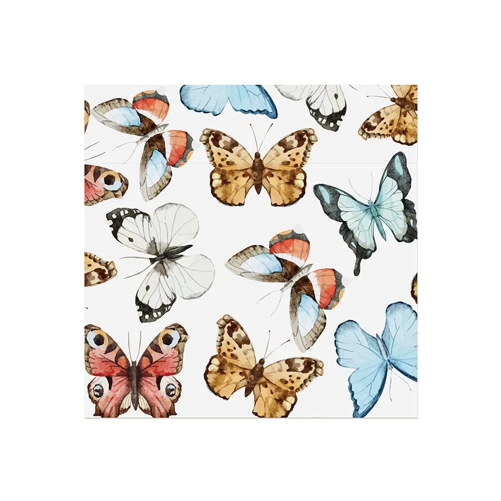 Harman 3-Ply 'Butterflies' Paper Napkin (Multi Colour)