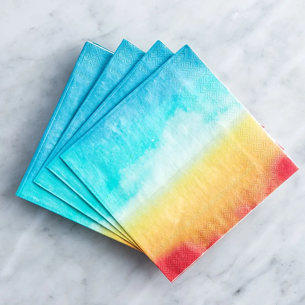 Harman 3-Ply 'Sunset' Paper Napkin (Multi Colour)