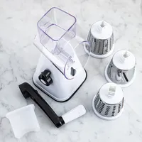 KSP Easy Prep Drum Slicer-Grater (White/Black)