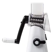 KSP Easy Prep Drum Slicer-Grater (White/Black)