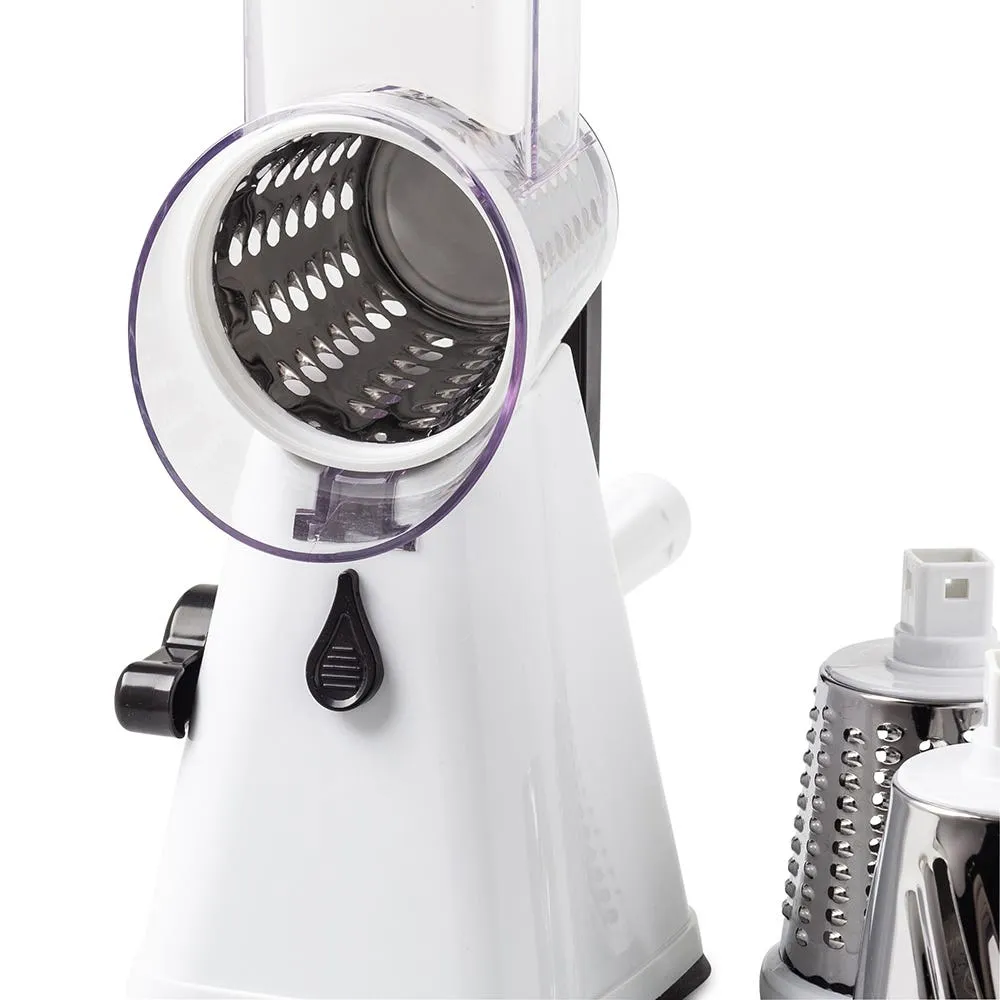 KSP Easy Prep Drum Slicer-Grater (White/Black)