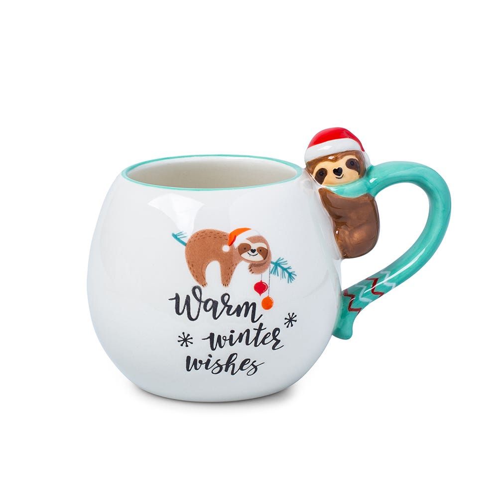 KSP Christmas Character 'Sloth' Ceramic Mug