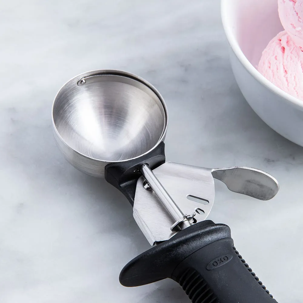 OXO Good Grips Ice Cream Scoop with Trigger (Black)