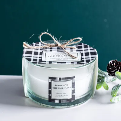 KSP Hearthside 'Home For The Holidays' Double Wick Jar Candle