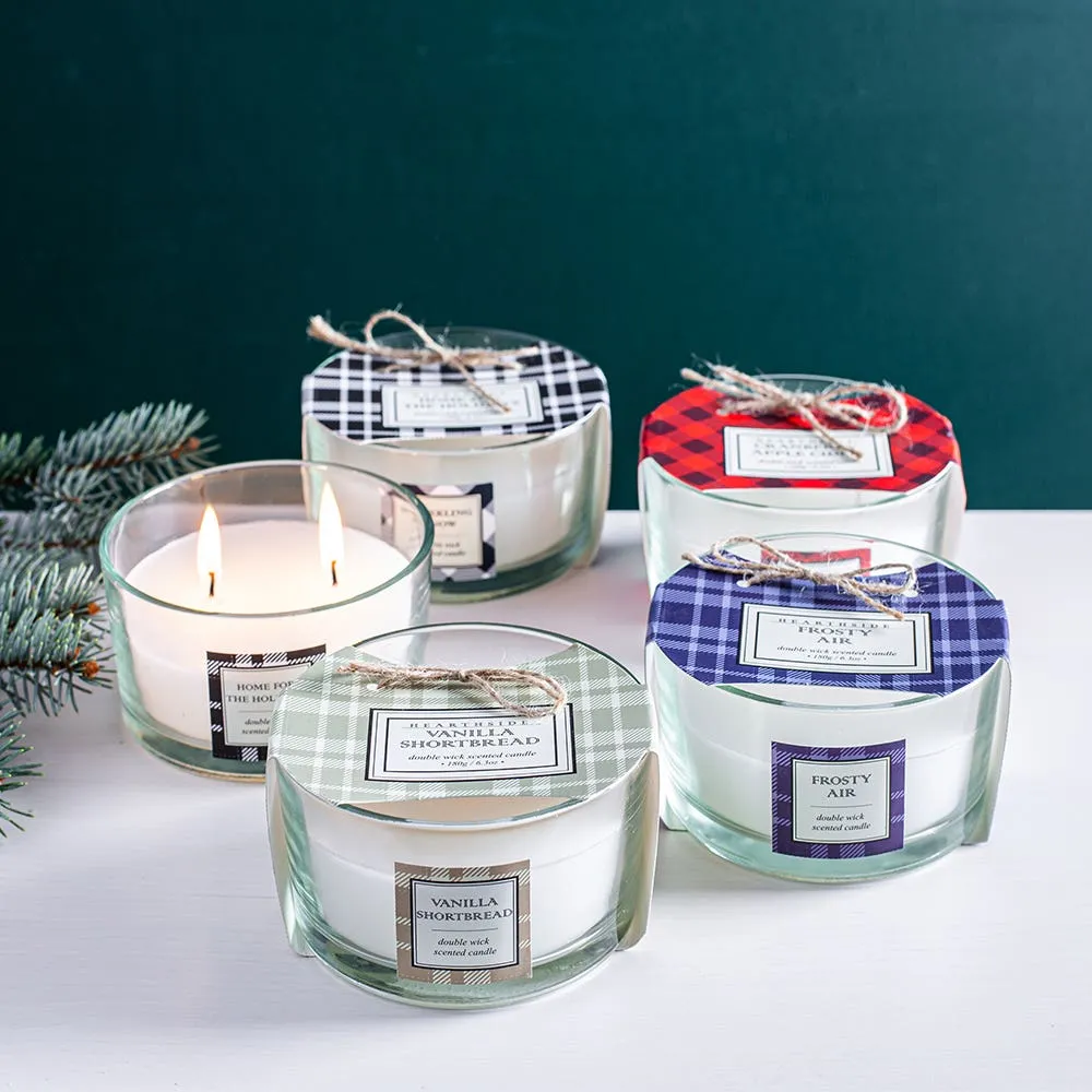 KSP Hearthside 'Home For The Holidays' Double Wick Jar Candle