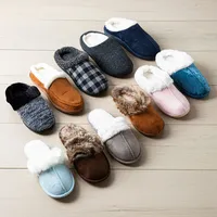 Every Sunday 'Faux Suede' Memory Foam Slippers Women