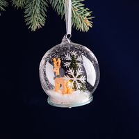 KSP Christmas LED 'Deer' Snowglobe Ornament