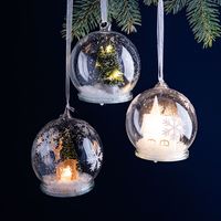 KSP Christmas LED 'Deer' Snowglobe Ornament