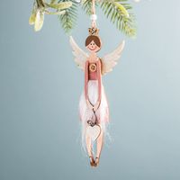 KSP Christmas Natura 'Angel With Heart' Wooden Ornament