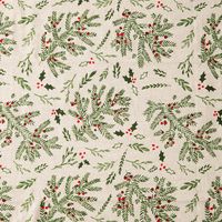 Harman Christmas Holly Cotton Tablecloth 60"x120" (Multi Colour)