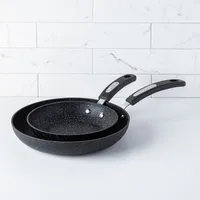 The Rock Tradition Non-Stick Frypan - Set of 2 (Black)