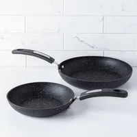 The Rock Tradition Non-Stick Frypan - Set of 2 (Black)