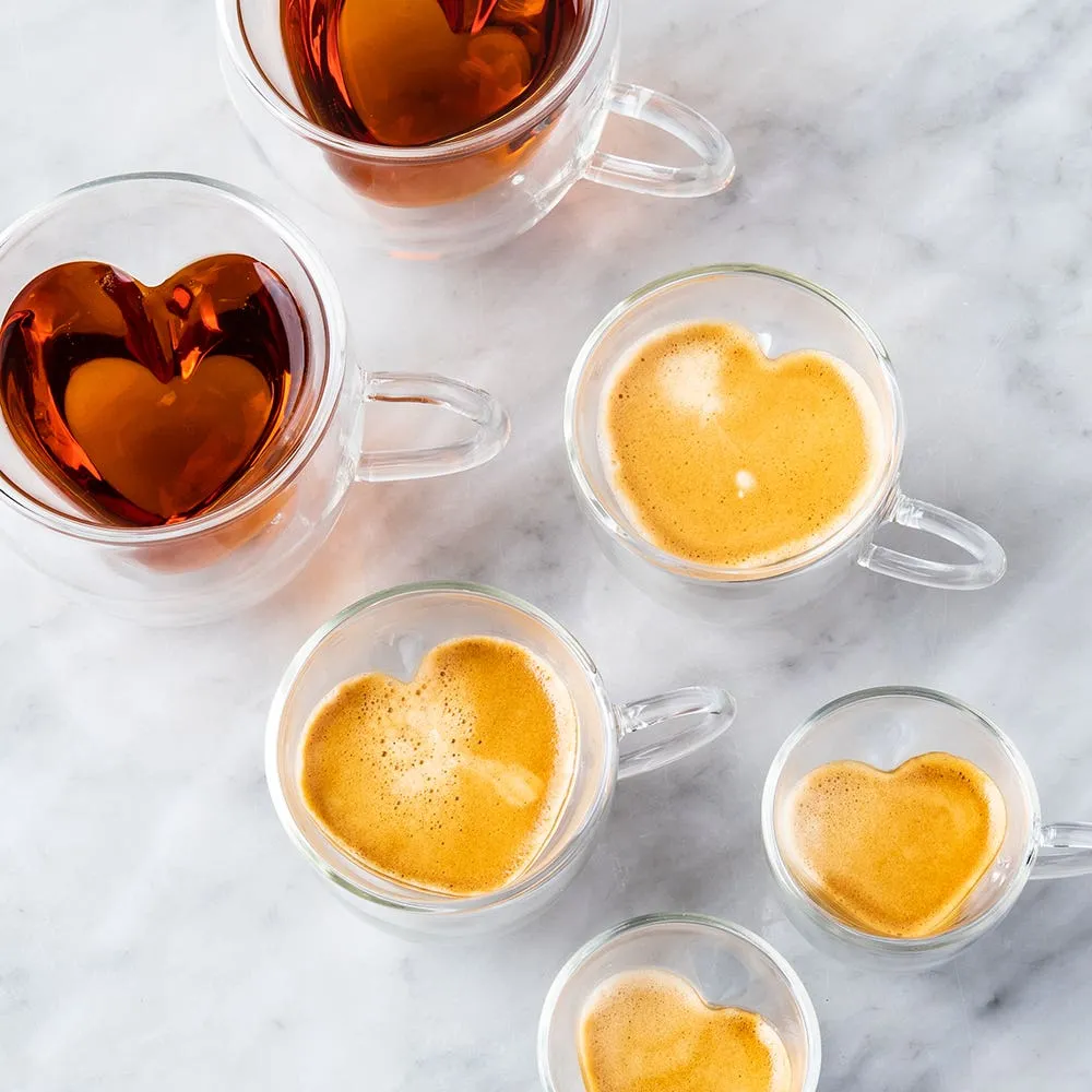 Heart Espresso Set for two