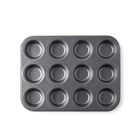 Chloe Kitchen Stuff Heavy Duty Non-Stick Muffin Pan (12-cup)