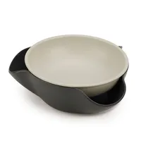 Joseph Joseph Double Dish 2-Tier Snack Bowl (White/Grey)