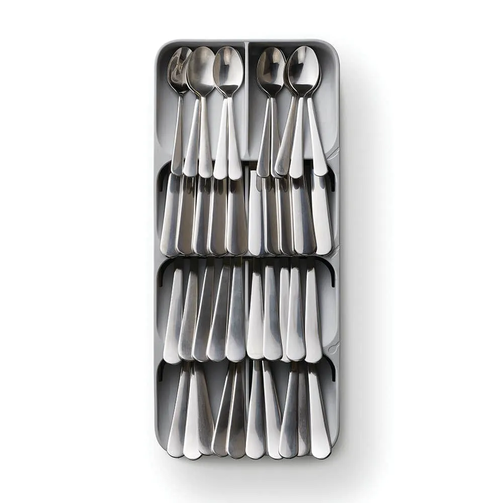 Joseph Joseph Drawerstore Cutlery Tray Double (Grey) 15.5x6.8x2"