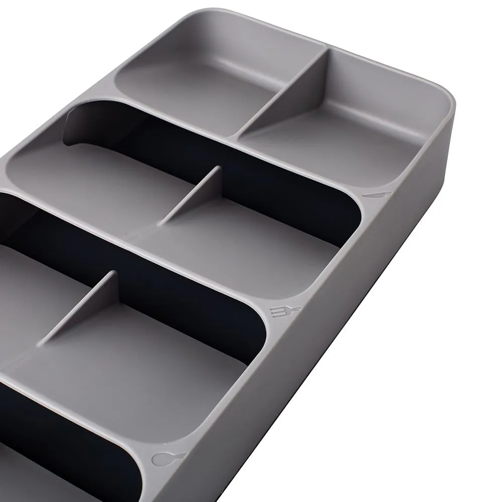 Joseph Joseph Drawerstore Cutlery Tray Double (Grey) 15.5x6.8x2"