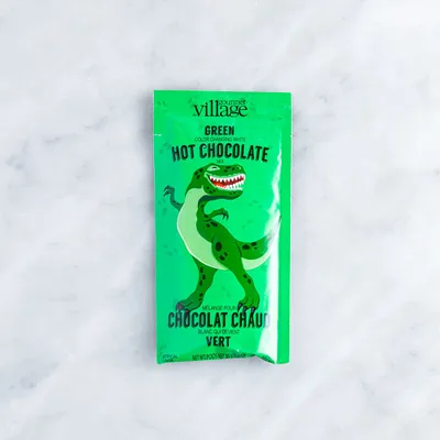 Gourmet Du Village Single Serve 'Dinosaur' Hot Chocolate (Green)