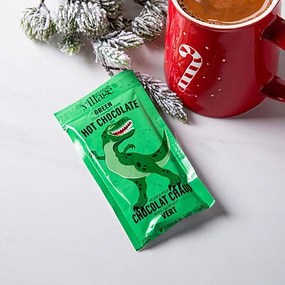 Gourmet Du Village Single Serve 'Dinosaur' Hot Chocolate (Green)