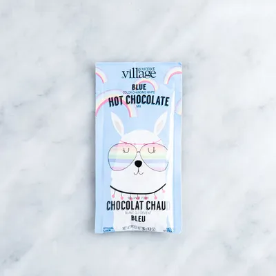 Gourmet Du Village Single Serve 'Llama' Hot Chocolate (Blue)