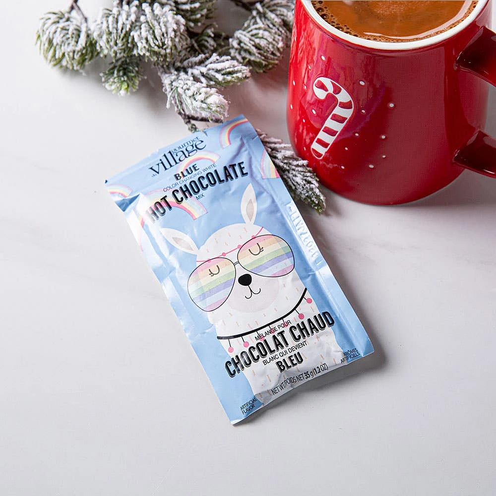 Gourmet Du Village Single Serve 'Llama' Hot Chocolate (Blue)