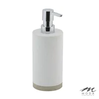 Moda At Home Hudson Resin Soap Pump (Light Grey)