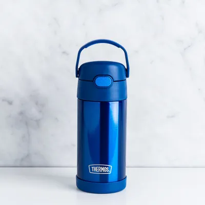 Thermos Funtainer Insulated Sport Bottle with Straw (Navy)