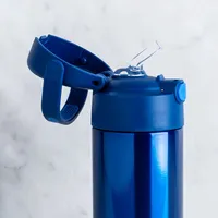 Thermos Funtainer Insulated Sport Bottle with Straw (Navy)