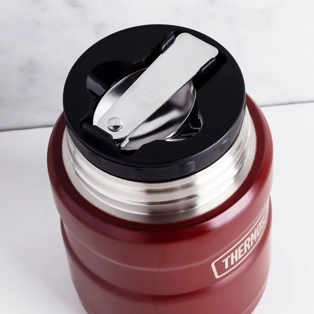 Thermos Stainless King Thermal Food Storage Jar-Spoon (Matte