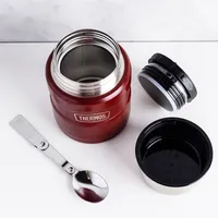 Thermos Stainless King Thermal Food Storage Jar-Spoon (Matte