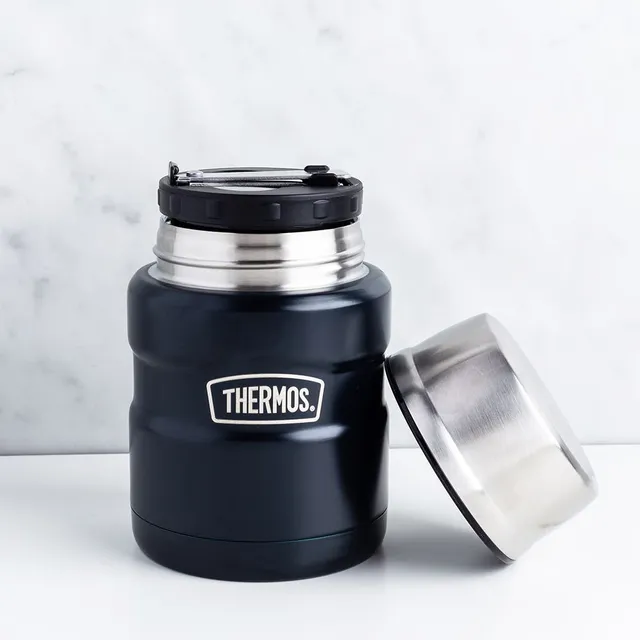 Thermos 16oz Stainless King Food Jar with Spoon - Matte Rose