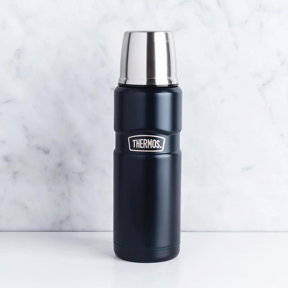 THERMOS Stainless King Vacuum-Insulated Compact Bottle, 16 Ounce, Matte  Steel