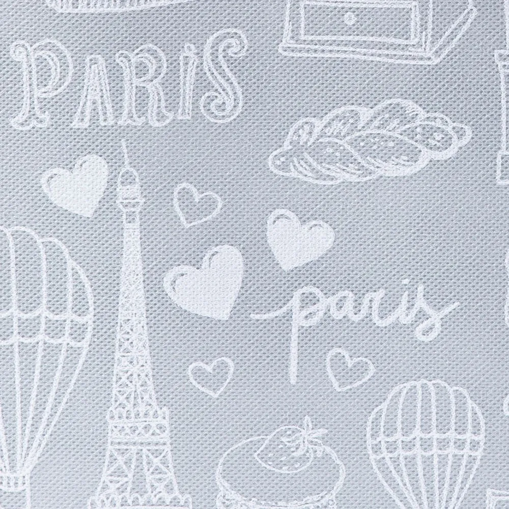 KSP Collapsible 'Paris' Non-Woven Storage Bin (Grey) 10x10x11"