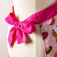 Kitchen Style Printed 'Cupcakes' Apron (Pink)