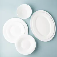 KSP Opal Glass Dinner Plate (White)